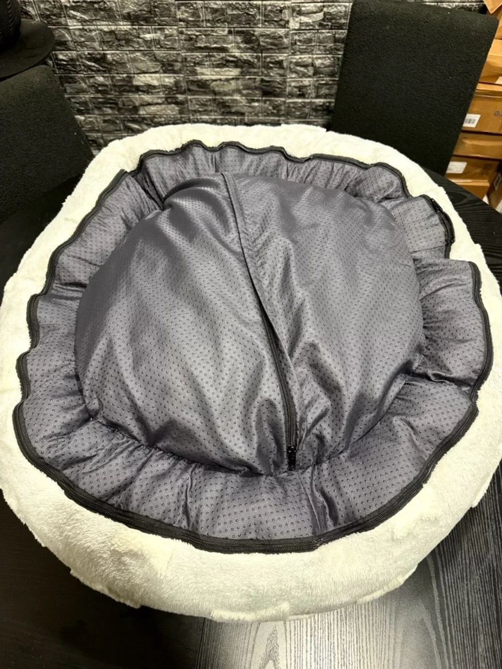 BEDSURE BEAUTIFUL MEDIUM SIZE GREY GALAXY STARS 🌟 🐾 PET BED